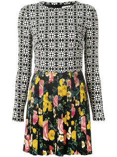 contrast prints dress Fausto Puglisi