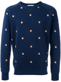 All Over Fox Head sweatshirt Maison Kitsuné