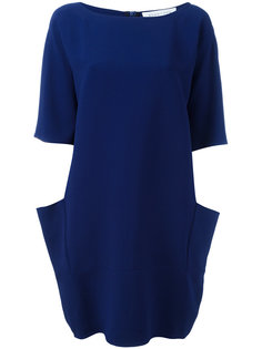 draped back shift dress Gianluca Capannolo