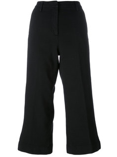 flared cropped trousers Barba