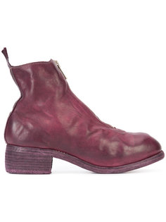 front zip ankle boots Guidi