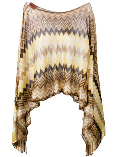 cropped knitted poncho M Missoni