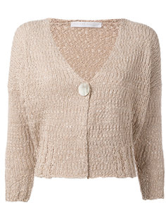 wide-button knitted cardigan Fabiana Filippi