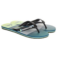 Вьетнамки Quiksilver Molokai Everyda Black/Green/Grey