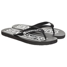 Вьетнамки Quiksilver Java Wordmark Black/White