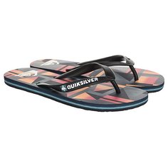 Вьетнамки Quiksilver Molokaicheckrem Black/Red