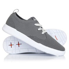 Кеды кроссовки низкие Quiksilver Shorbrkstreknit Grey/White