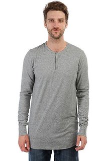 Лонгслив K1X Authentic Henley Mk2 Dark Grey Heather