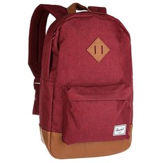 Рюкзак городской Herschel Heritage Mid-volume Winetasting Crosshatch Tan Synthetic Leather