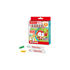 Фломастеры детские "Baby Jumbo" с закругленным наконечником, 8 цветов, Fisher Price Limpopo