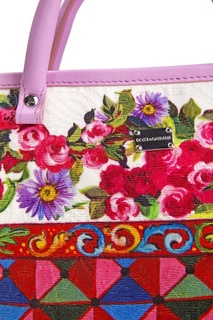 Сумка из хлопка и кожи Dolce&Gabbana Children