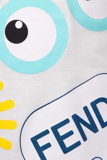 Хлопковая футболка Fendi Children