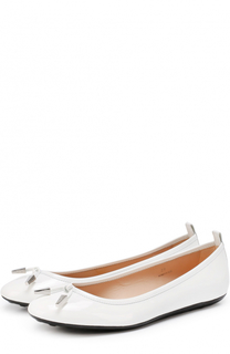 Лаковые балетки с декором Tod’s Tods