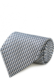 Шелковый галстук с узором houndstooth Tom Ford