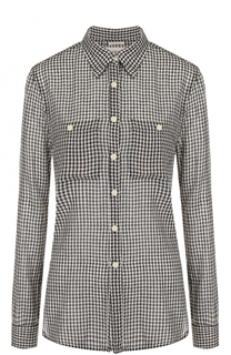 Блуза прямого кроя в клетку с накладными карманами Denim&Supply by Ralph Lauren