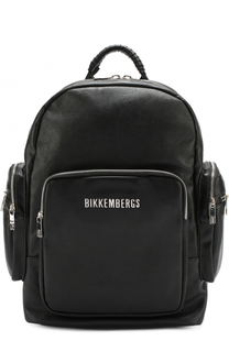 Рюкзак с внешними карманами на молнии Dirk Bikkembergs