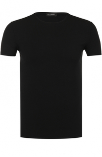 Футболка из вискозы с круглым вырезом Ermenegildo Zegna