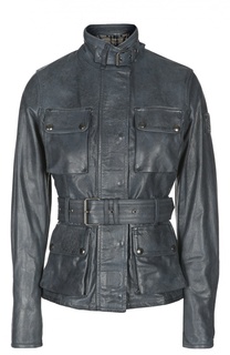 Кожаная куртка с ремнем Belstaff