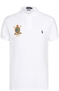 Хлопковое поло с короткими рукавами Polo Ralph Lauren