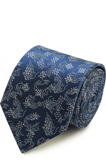 Шелковый галстук с узором Lanvin