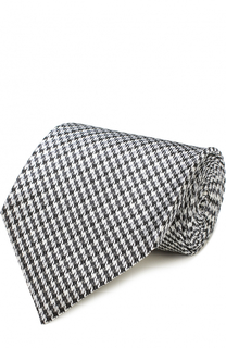 Шелковый галстук с узором houndstooth Tom Ford