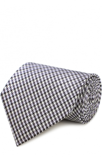 Шелковый галстук с узором houndstooth Tom Ford