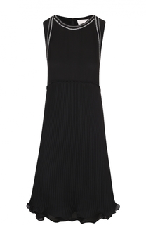 Шелковое плиссированное мини-платье с завышенной талией 3.1 Phillip Lim