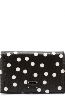 Кожаный футляр для кредитных карт с принтом Dolce &amp; Gabbana