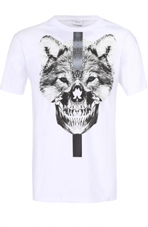 Хлопковая футболка с принтом Marcelo Burlon