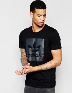 Черная футболка с логотипом adidas Originals AO0754 - Черный