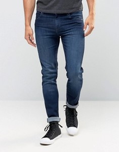 Темные зауженные эластичные джинсы Cheap Monday - Синий