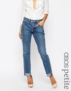 Джинсы-морковки бойфренда ASOS PETITE - Синий