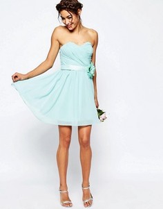 Шифоновое платье мини ASOS WEDDING - Синий