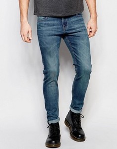 Облегающие джинсы цвета темный индиго Cheap Monday - Синий
