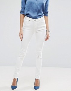 Бежевые джинсы с классической талией ASOS Lisbon - Белый