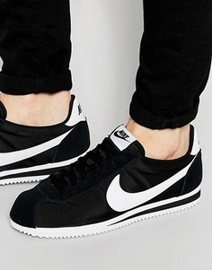 Нейлоновые кроссовки Nike Classic Cortez 807472-011 - Черный