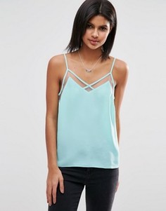 Топ на тонких бретельках ASOS - Синий