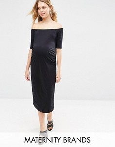 Облегающее платье для беременных Bluebelle Maternity - Черный