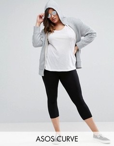 Укороченные леггинсы ASOS CURVE - Черный