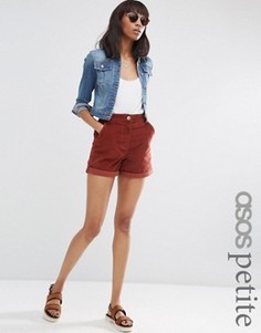 Вельветовые шорты ASOS PETITE - Серый