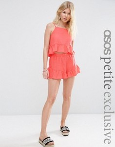 Фактурные пляжные шорты ASOS PETITE CO ORD - Мульти