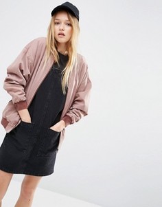 Свободная куртка‑пилот ASOS - Розовый