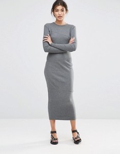 Платье миди Cheap Monday Repeal - Серый