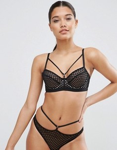 Бюстгальтер из сеточки на косточках ASOS Nancy - Зеленый