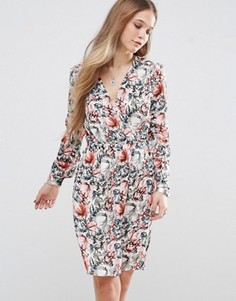 Чайное платье с цветочным принтом Pepe Jeans Aris - Мульти