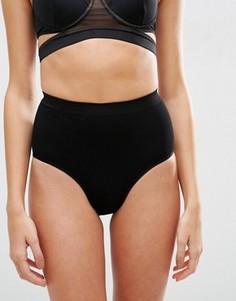 Моделирующие бесшовные трусики ASOS - Черный