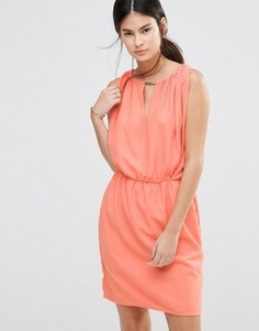 Цельнокройное платье в греческом стиле Vila - Розовый