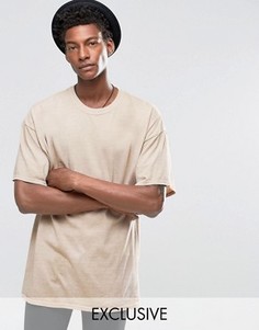 Окрашенная oversize‑футболка Reclaimed Vintage - Розовый