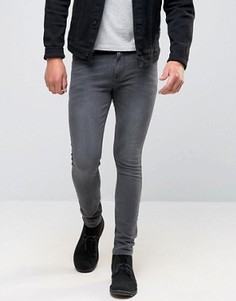 Супероблегающие серые джинсы ASOS - Серый