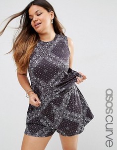 Майка с бандановым принтом ASOS CURVE - Мульти